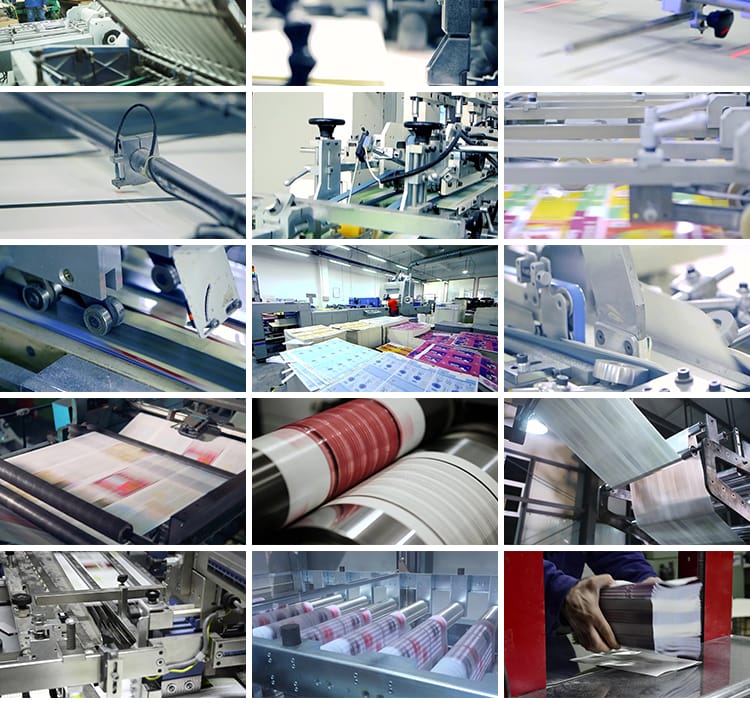 印刷厂印刷术打印出版报纸生产书刊杂志活字工业制造实拍视频素材