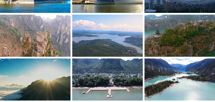 歌唱祖国大好山河黄河山建党国庆北京故宫五星红旗天安门视频素材