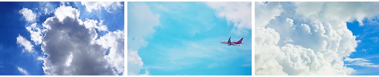 唯美蓝天白云天空云朵云层晴空万里实拍延时飞鸟空镜视频剪辑素材