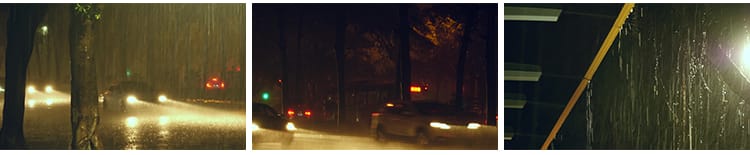 暴雨洪水乌云密布城市内涝道路狂风积水恶劣天气自然灾害视频素材