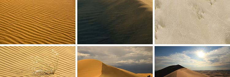 荒沙漠戈壁日落沙丘夜晚骆驼风化地貌风沙粒沙尘大漠孤烟视频素材