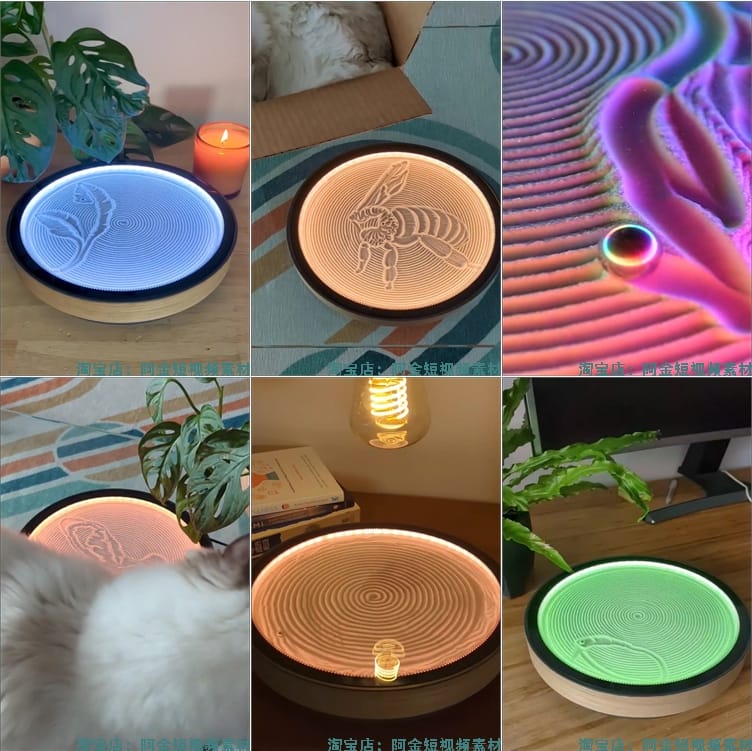 竖屏彩色沙盘音乐滚动小球高清解压短视频小说推文素材自媒体剪辑