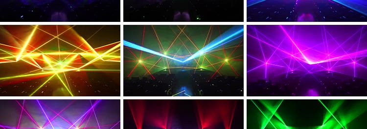 灯光秀镭射激光线开场走秀酒吧动感炫酷投屏LED直播背景视频素材