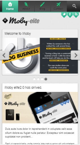 自适应性绿色触屏版手机wap企业网站模板下载 静态模板