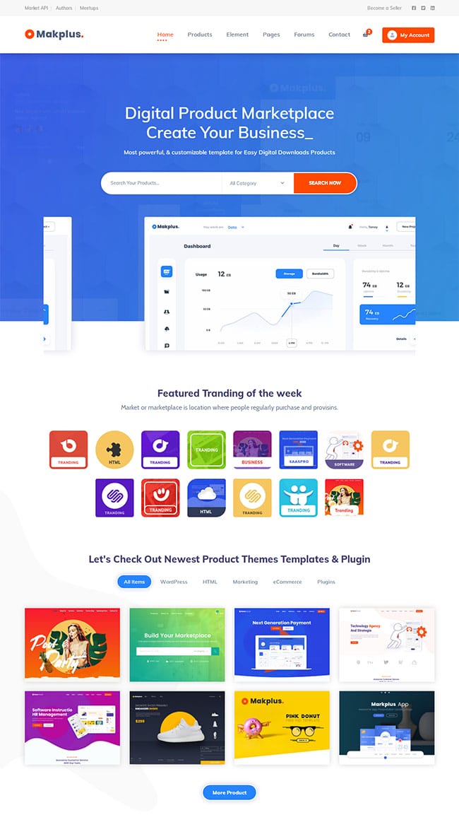资源素材交流平台网站模板 静态单页模板