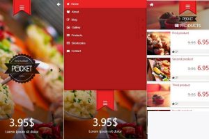 微官网美食订餐HTML5触屏订餐模板源码