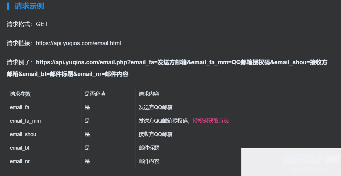 QQ邮箱发送验证码API+HTML源码