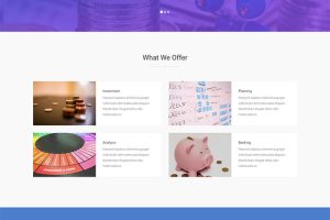 金融理财公司网站模板  HTML5理财投资静态模板