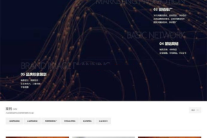 (自适应手机端)PbootCMS内核大气网络公司网站模板