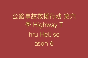 公路事故救援行动 第六季 Highway Thru Hell season 6