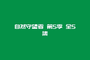 自然守望者 第5季 全5集