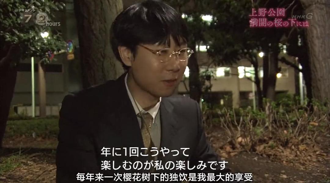 纪实72小时 上野公园 盛开的樱花 ドキュメント72時間 上野公園・満開の桜の下には