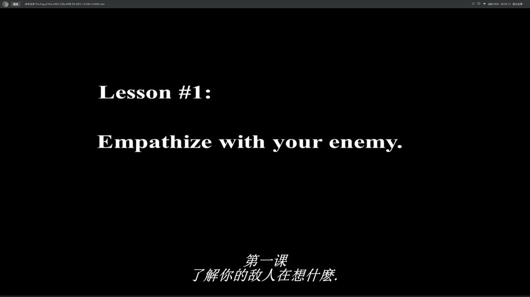 战争迷雾 The Fog of War