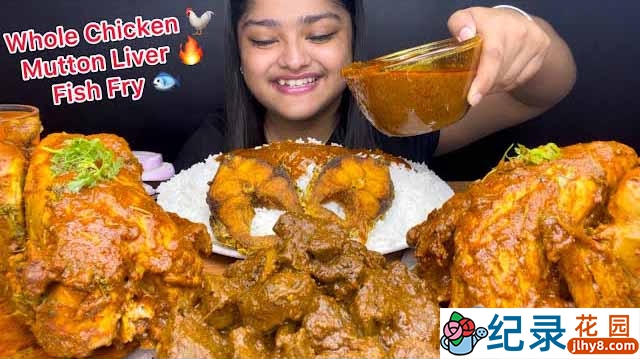 美食吃播真人秀《印度女大胃王》第2季原版无字 1080P高清自媒体解说素材百度云盘下载