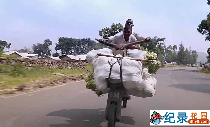 奇葩非洲司机系列纪录片《非洲木质自行车货运司机》全2集原版无字 1080P高清自媒体解说素材百度云盘下载