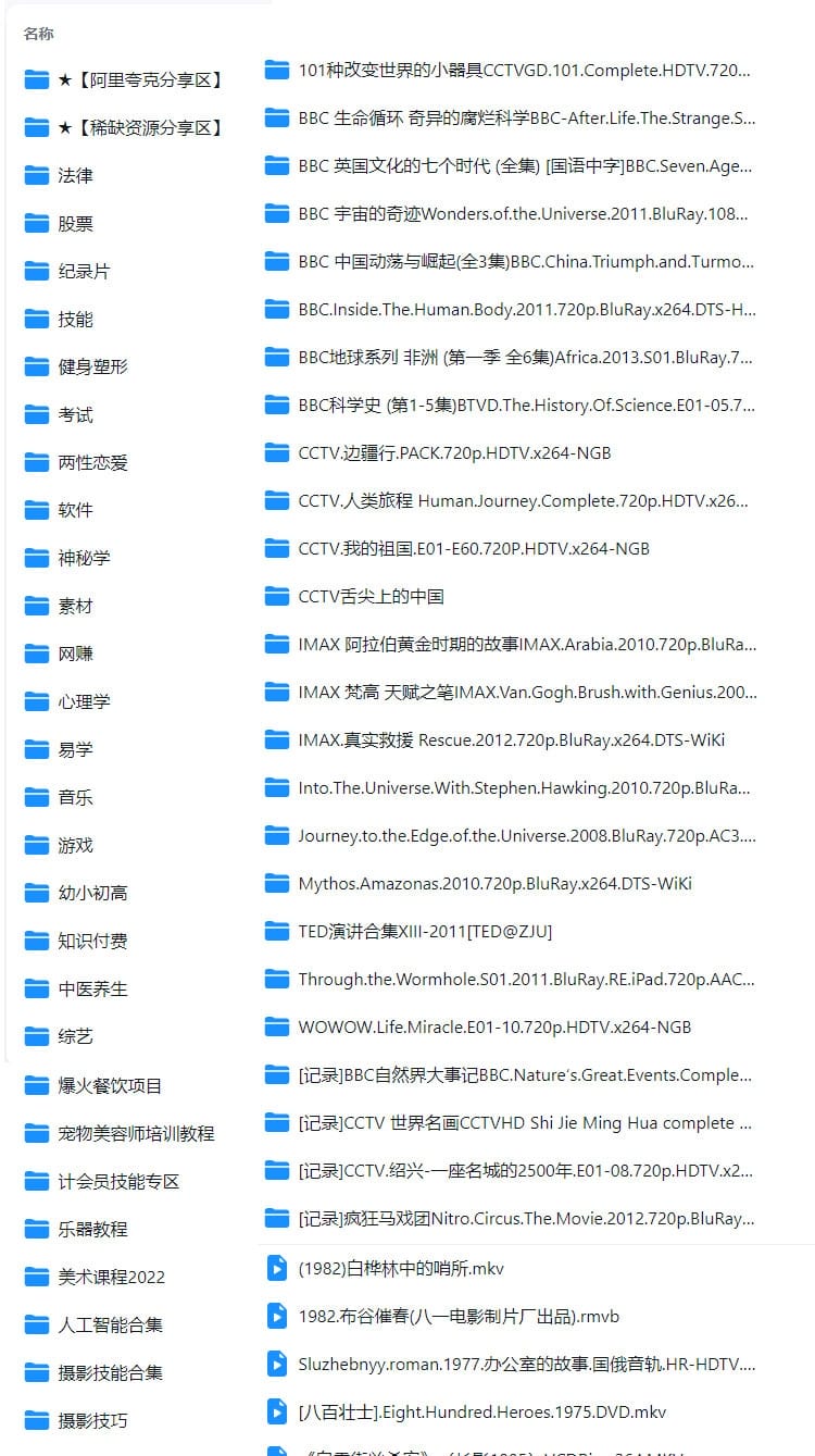 1000T资料库各行各业付费知识课程视频各平台课程素材技术资料