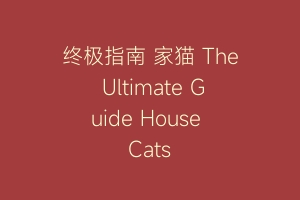 终极指南 家猫 The Ultimate Guide House Cats