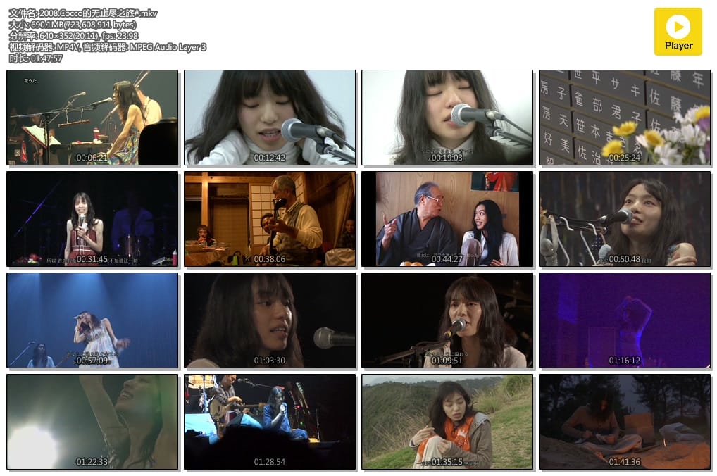 Cocco的无止尽之旅 大丈夫であるように Cocco 終らない旅