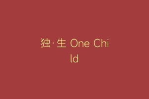 独·生 One Child