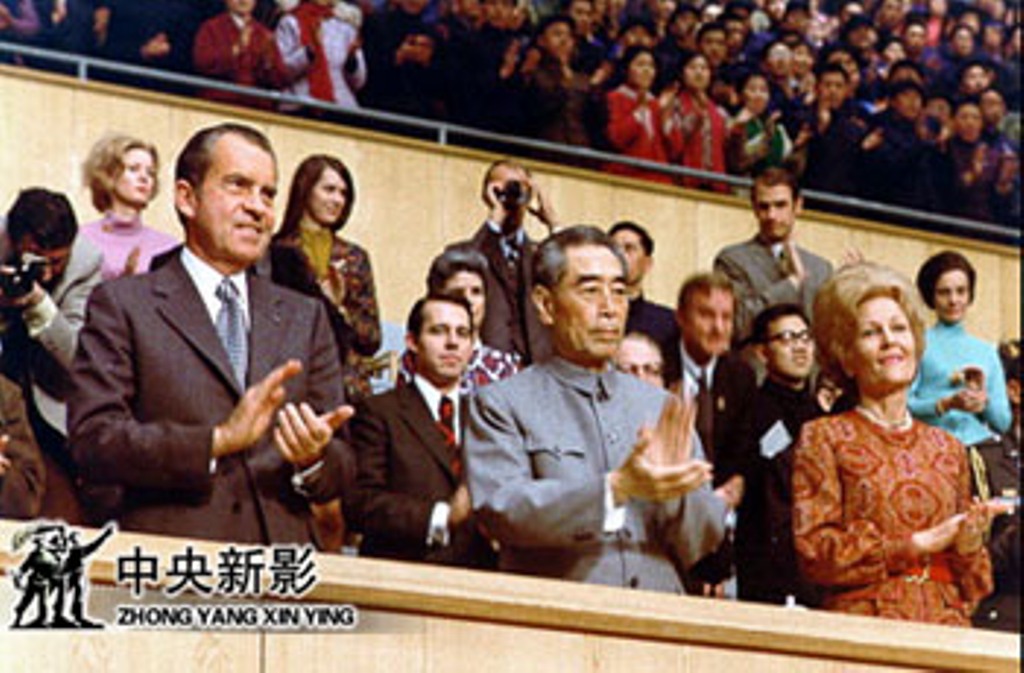 美国总统尼克松访问中国