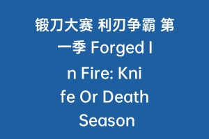 锻刀大赛 利刃争霸 第一季 Forged In Fire: Knife Or Death Season