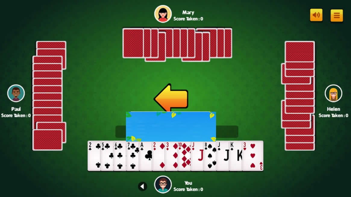 HTML5红心扑克牌游戏源码下载