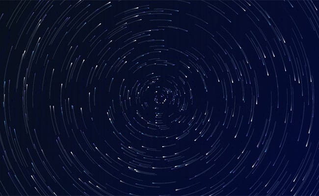 Canvas绘制的HTML5旋涡星空旋转背景特效