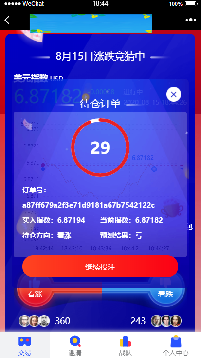 A902【USDT指数涨跌】蓝色UI二开币圈万盈财经币圈源码K线正常