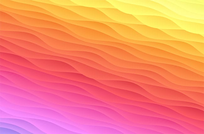 HTML5_Canvass制作的彩虹波浪动画特效