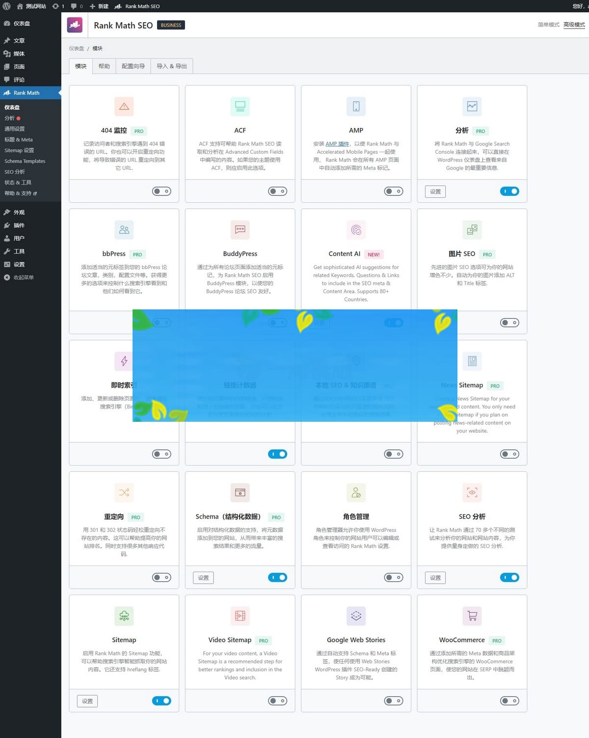 WordPress SEO插件 Rank Math SEO PRO v3.0.3 – 已激活汉化版