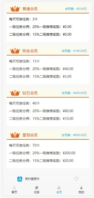 更新完美运营版/抖音/快手/微视/一键点赞/关注评论/接单任务悬赏网红帮帮转平台源码