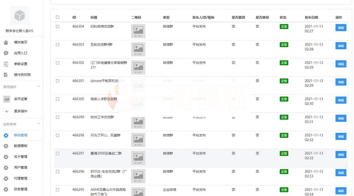 修复版社区进群源码完整无错版源码下载