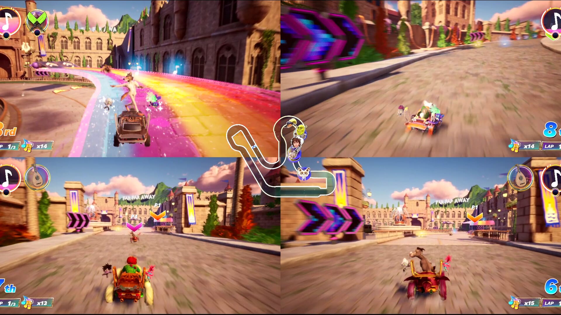 梦工厂全明星卡丁车赛车|官方英文|DreamWorks All-Star Kart Racing|梦工厂全明星赛车