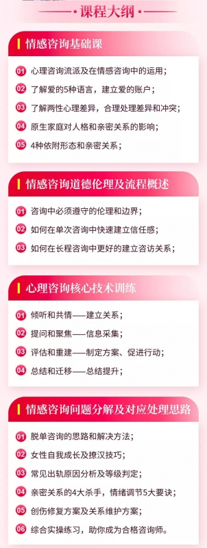 情感咨询师高效就业班：学会一门技能，时薪200+起，实现月入5W+副业
