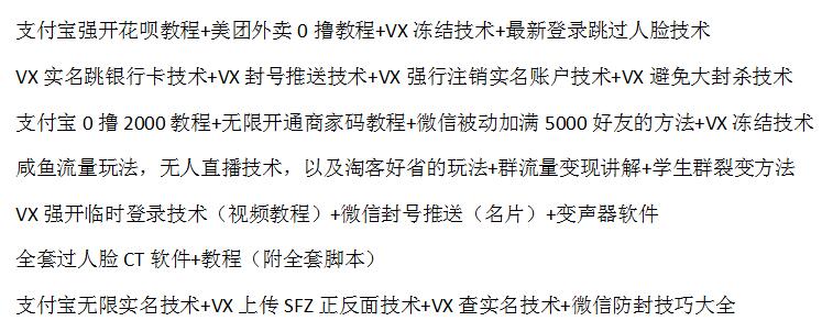 最新W,X技术2.0+最新S,F,B技术（全套课程）