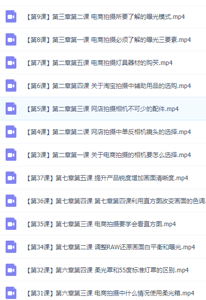 零基础学淘宝摄影进阶课程，图片是你网店脱颖而出的关键