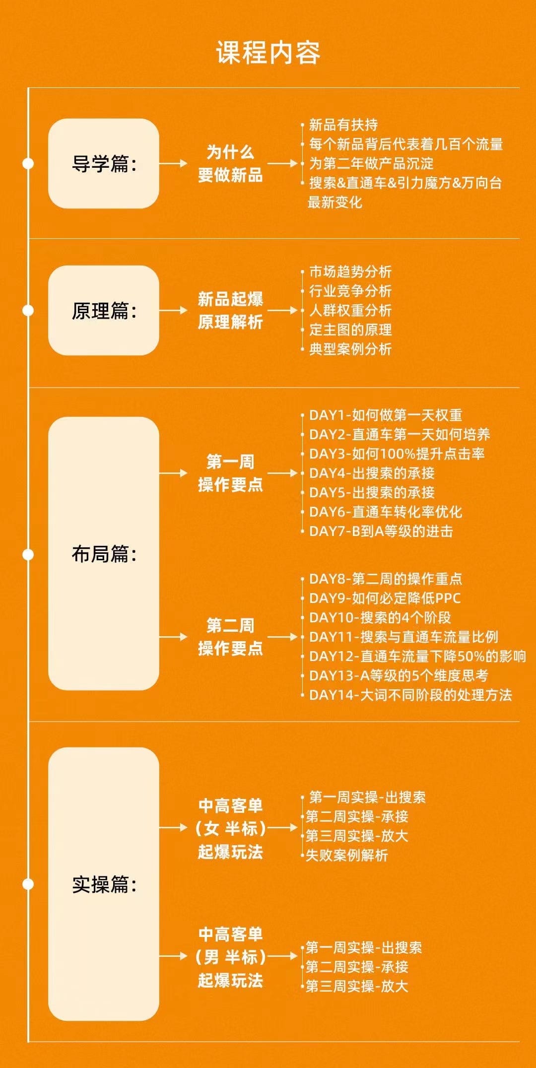 《新品打爆实战班》一套完整的实操实战落地方法，打爆链接超2000+（28节课)