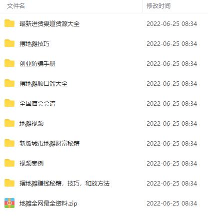 全国各地行业小本摆地摊教程创业夜市顺口溜选址经验教程课，价值上千元