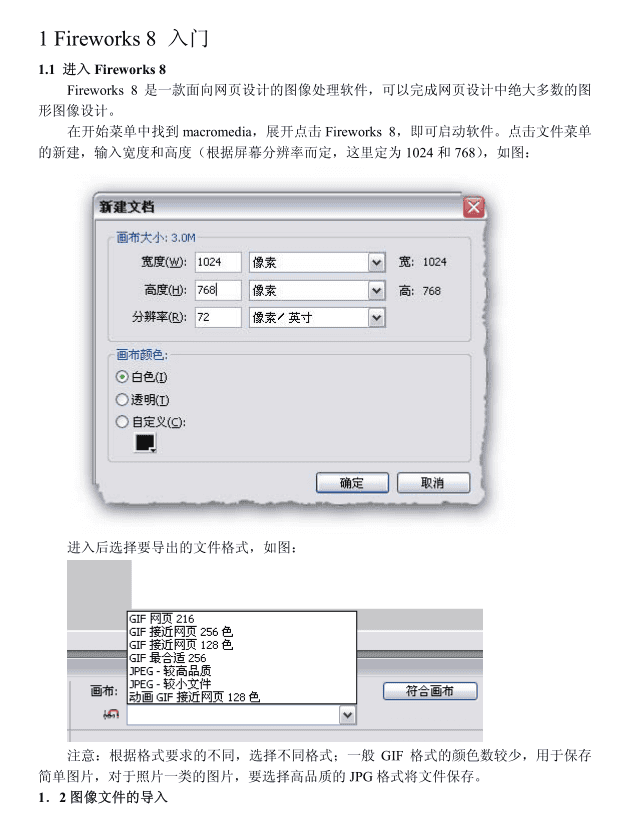 Fireworks8 一小时极速入门教程_美工教程