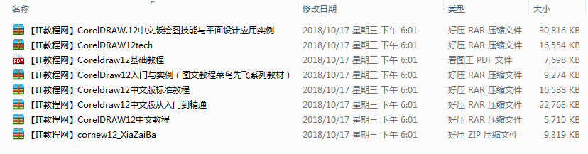 CorelDRAW12学习资料合集_美工教程