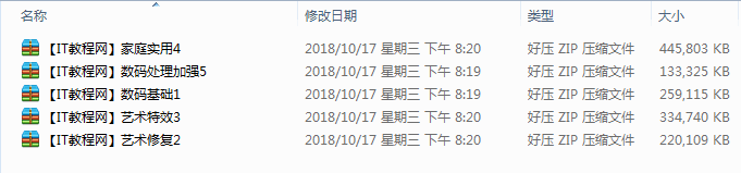 PhotoShop数码照片处理视频教程合集_美工教程
