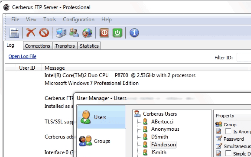 CerberusFTP Serverv9.0.3.1for32_服务器教程
