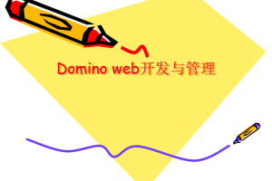 Domino web开发与管理 中文PPT版_服务器教程