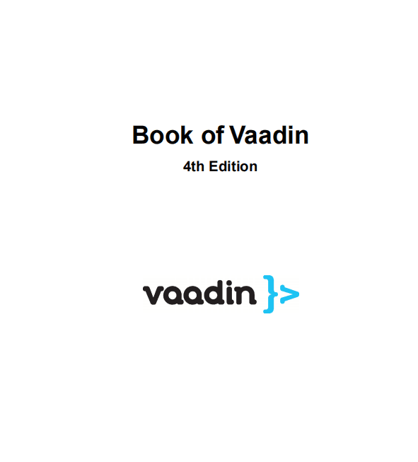 Book of Vaadin 第四版 英文pdf_前端开发教程