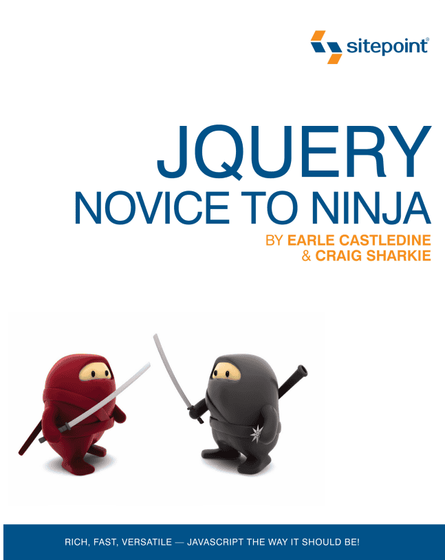 JQuery 菜鸟到忍者 pdf_前端开发教程