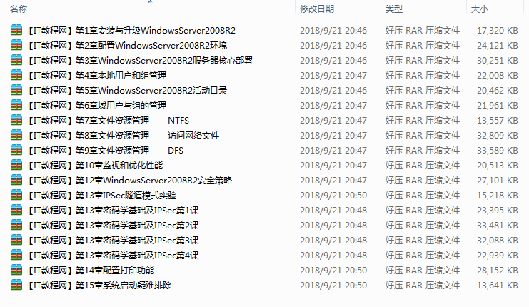 Winows Server 2008 R2系统管理教学视频（15集）_操作系统教程