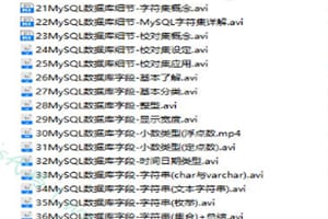 PHP数据库编程零基础入门到精通视频教程
