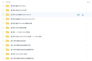 java Spring Boot带前后端讲座 渐进式开发企业级博客系统学习课程