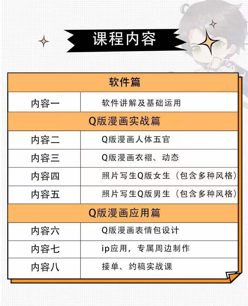 阿肯绘·零基础Q版漫画训练营：万物皆可Q萌，绘画小白轻松入门