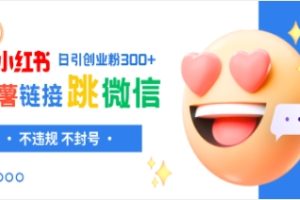 小红薯跳转微信链接制作和引流思路,不违规不封号!